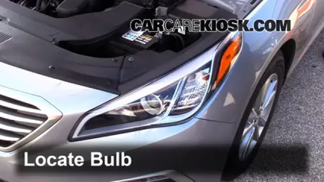 2015 Hyundai Sonata SE 2.4L 4 Cyl. Luces Luz de carretera (reemplazar foco) 